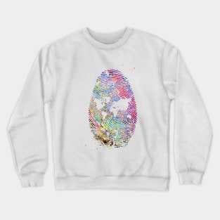 Fingerprint Crewneck Sweatshirt